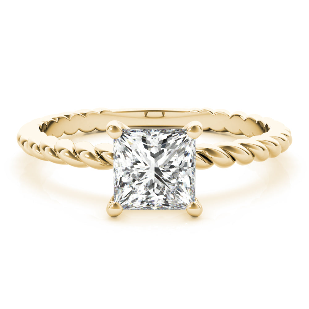 Eleanor Princess Diamond Solitaire Engagement Ring-VIRABYANI